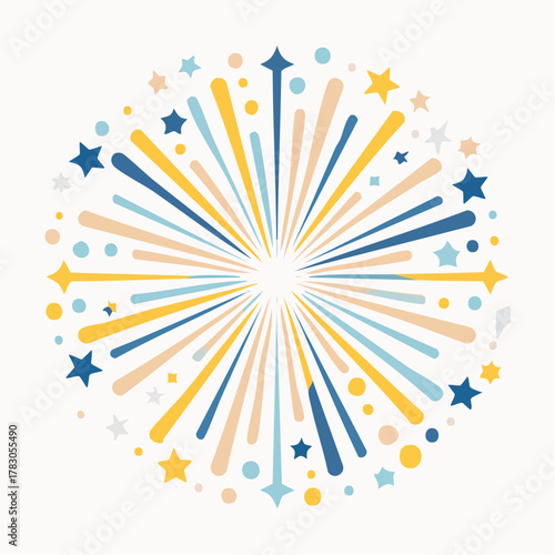 abstract background with colorful pencils