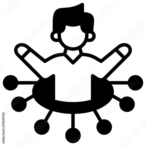 Influence Icon Element For Design