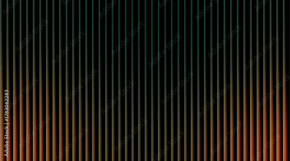 Fototapeta premium Abstract vertical lines with a dark gradient texture background.
