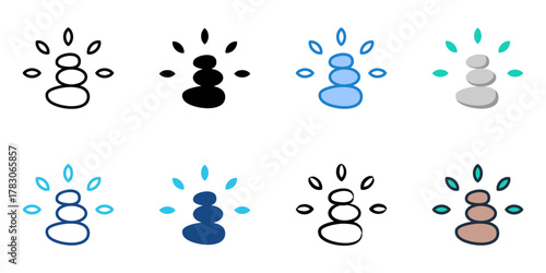 Zen icon set multiple style collection 
