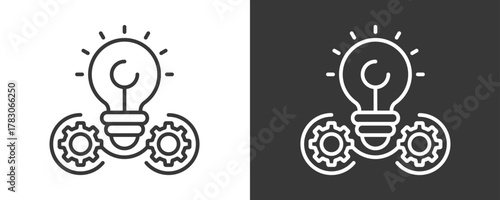 Artificial Intelligence Icon Set Vector Collection Isolated In Black And White