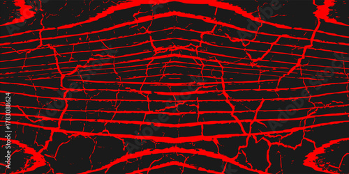 modern.Abstract Neon Red Web Pattern With Center Spiral For Modern Design And Background Uses