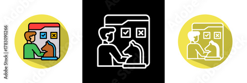 Decision Strategy triplestyle icon