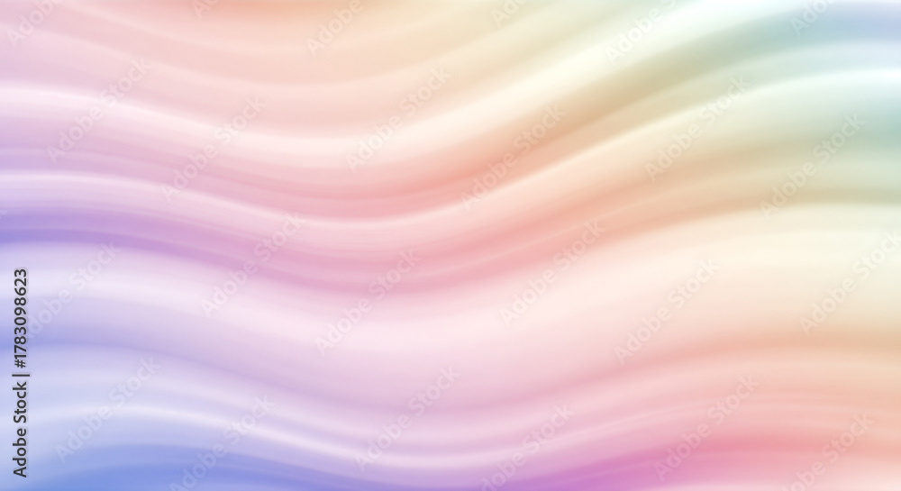 Obraz premium Abstract Background with Soft Pastel Colors and Wavy Lines for Artistic Visuals.