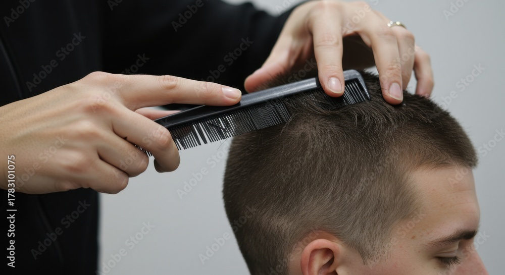 Naklejka premium Classic Haircuts for Gentlemen