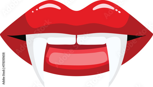 Mysterious vampire illustration with dark gothic elements