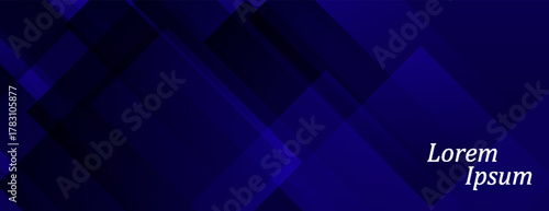 abstract dark blue banner with diagonal lines. vector illsutration eps 10
