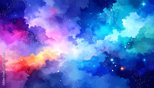 abstract colorful background with stars, abstract color background, abstract colorful background, 