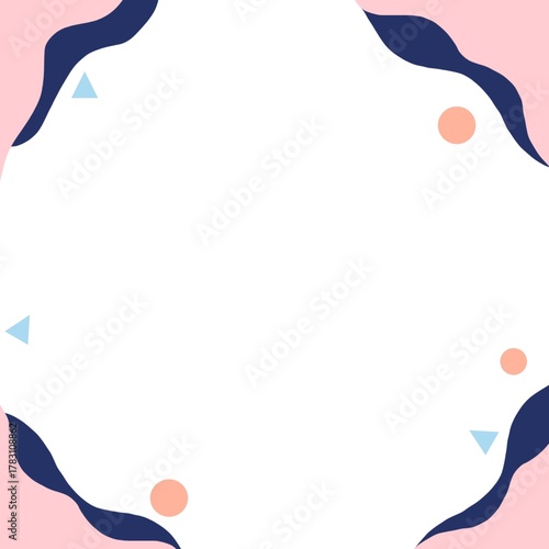 Background memphis design template wallpaper 