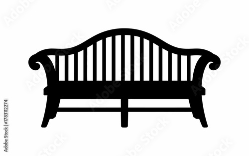 wooden chair isolated on white