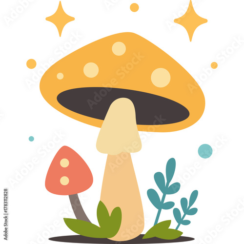 Magic Mushrooms Vector
