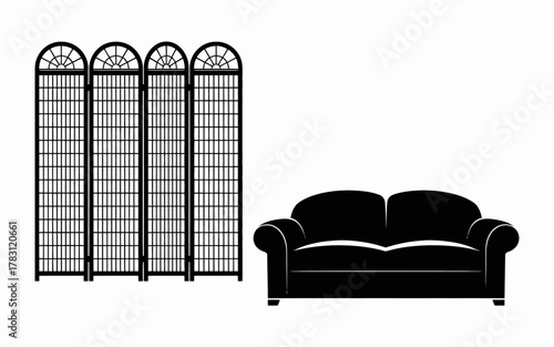 sofa and armchair