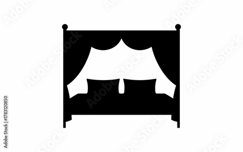 tent on a white background