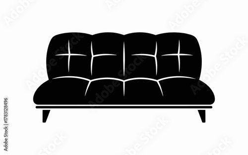 sofa isolated on white background