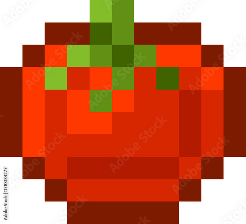 Tomato vegetable icon or em...