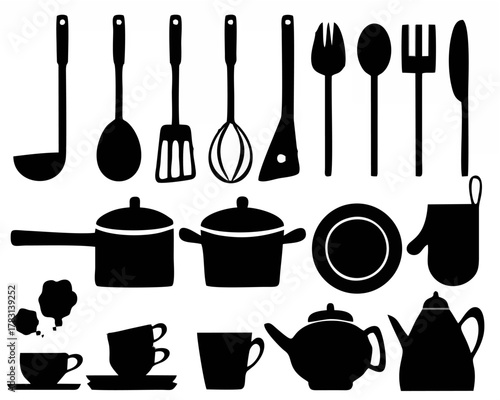 Tableware vector illustration...