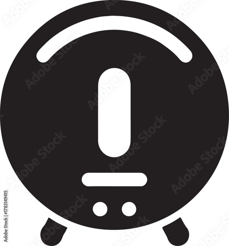 Induction cooktop with burner symbols in bold vector style. Perfect for kitchen, cooking, and appliance use.