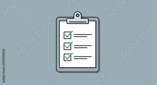 Download checklist template vector illustration for tasks project management and productivity planning tool