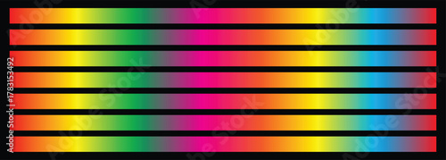 Vibrant Color Spectrum: An abstract array of color gradients that create a harmonious and energetic visual