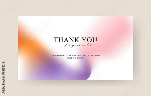 thank you card template, customer business card, aesthetic greeting template, printable custom small business card