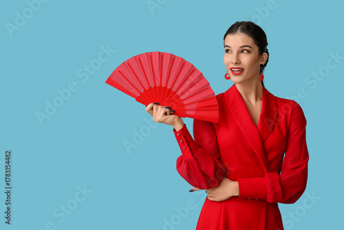Beautiful young happy woman...