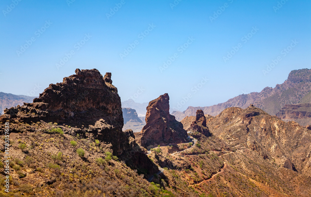 Obraz premium Rock formations, Island Gran Canaria, Canary Islands, Spain, Europe.