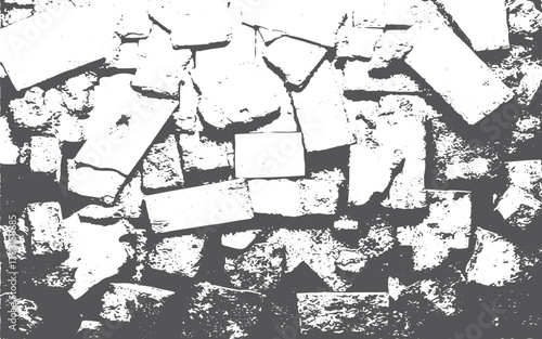 Abstract grunge black and white distressed texture background.Rustic grunge texture with grain and stains Abstract noise background Weathered surface