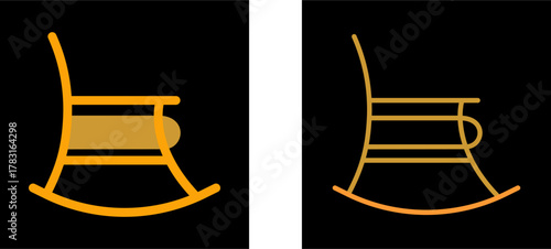 Rocking Chair Vector Icon