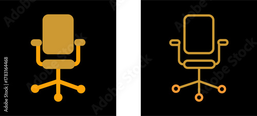 Office Chair II Vector Icon
