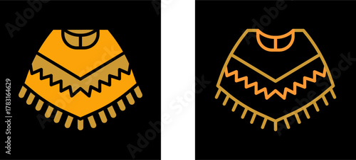 Poncho Vector Icon
