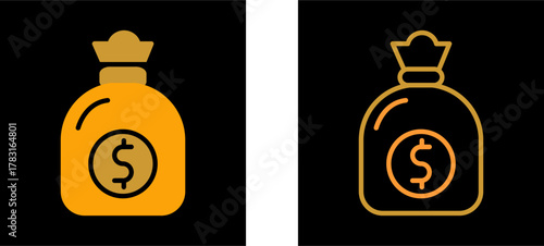 Money Bag Vector Icon