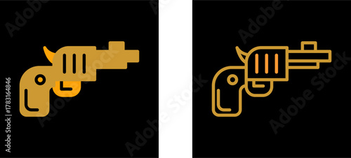 Revolver Vector Icon