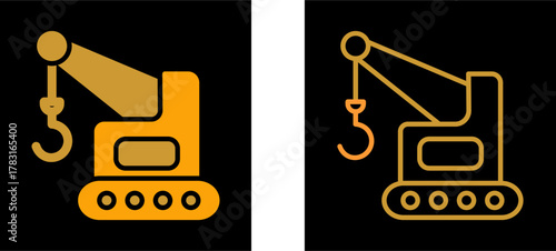 Lifter Crane Vector Icon