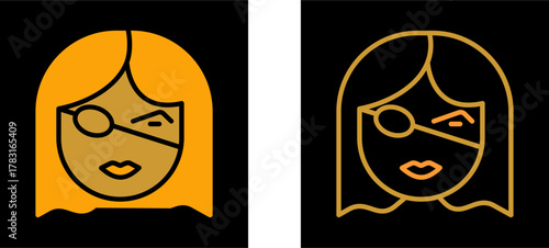 Eye Patch Vector Icon