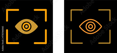 Eye Scan Vector Icon