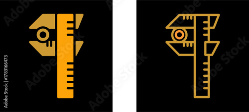 Caliper Vector Icon