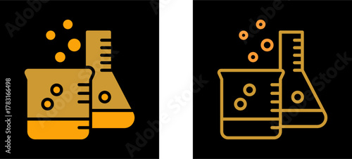 Beaker Vector Icon