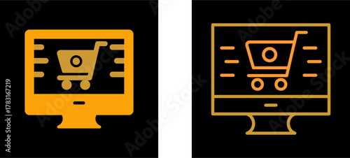 Online Shopping Vector Icon
