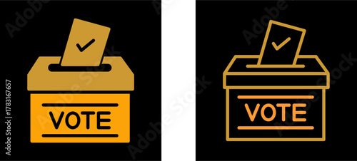 Ballot Vector Icon