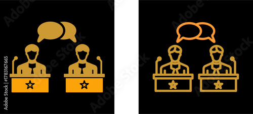 Debate Vector Icon