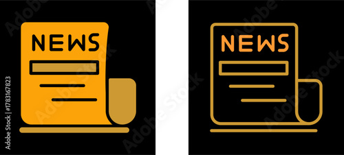 Newspaper Vector Icon