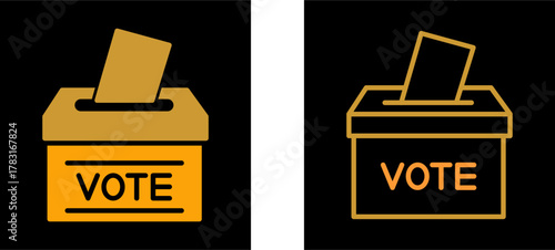 Ballot Vector Icon