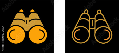 Binocular Vector Icon