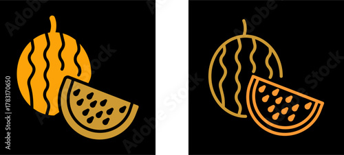 Watermelon Vector Icon