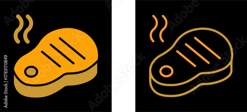 Steak Vector Icon