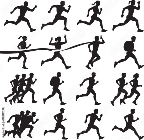 Human Silhouette Motion and Activity Poses Collection