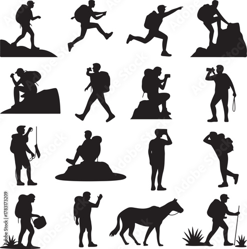 Human Silhouette Motion and Activity Poses Collection