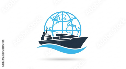 Global shipping and logistics company ocean freight services international trade and import export solutions