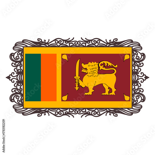 Sri Lanka Flag Emblem