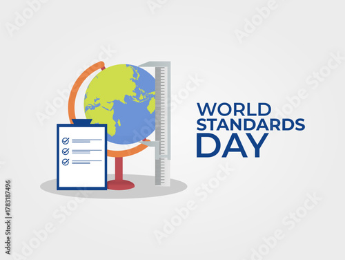 Vector graphic of World Standards Day for World Standards Day celebration.